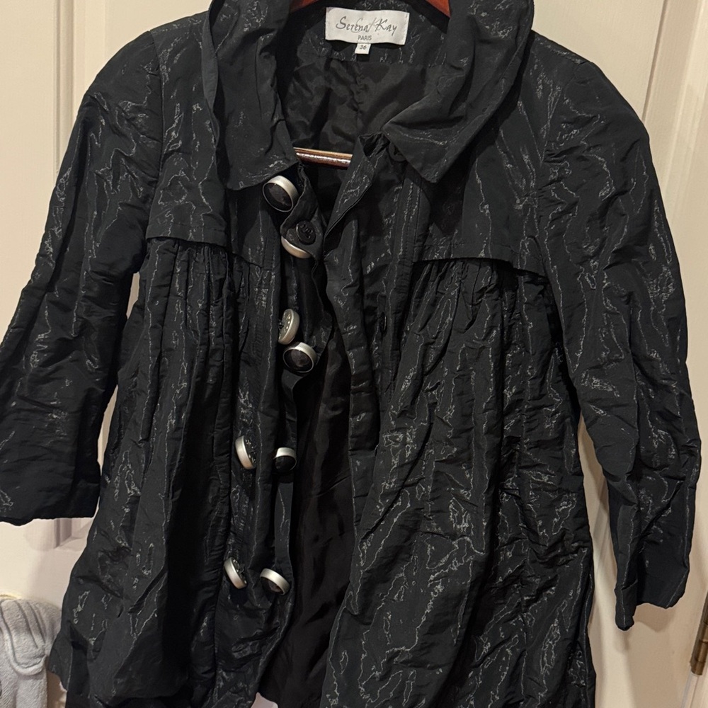 Chic Black Serena Kay Paris Fashionable Jacket